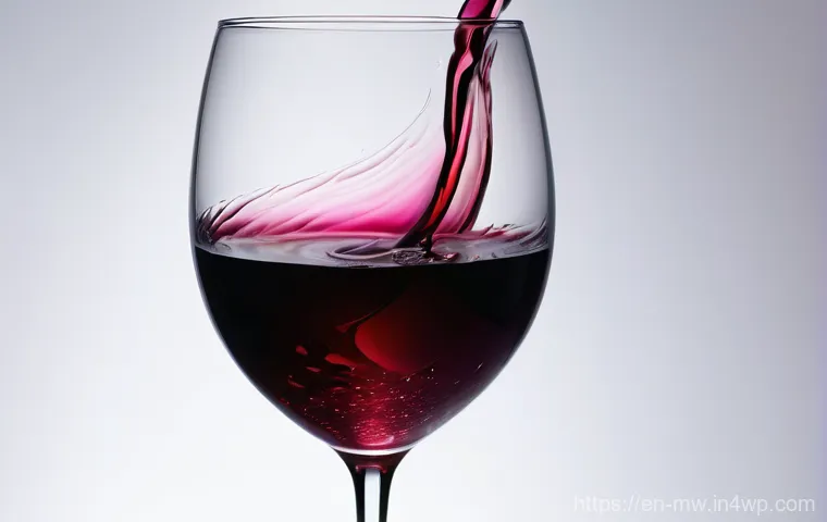 와인 테스팅 팁  전문가처럼 즐기는 법 - **Prompt:** "A close-up shot of elegant hands gently swirling a crystal wine glass, observing the de...